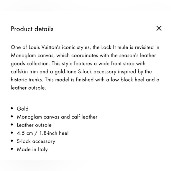 Louis Vuitton lock it mule - Picture 3 of 8